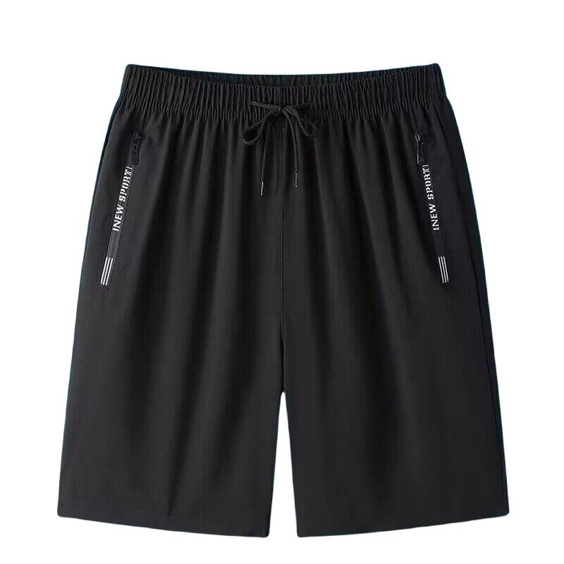Ice silk shorts wearing summer loose casual horse pants 5 points of pants youth beach sports big pants