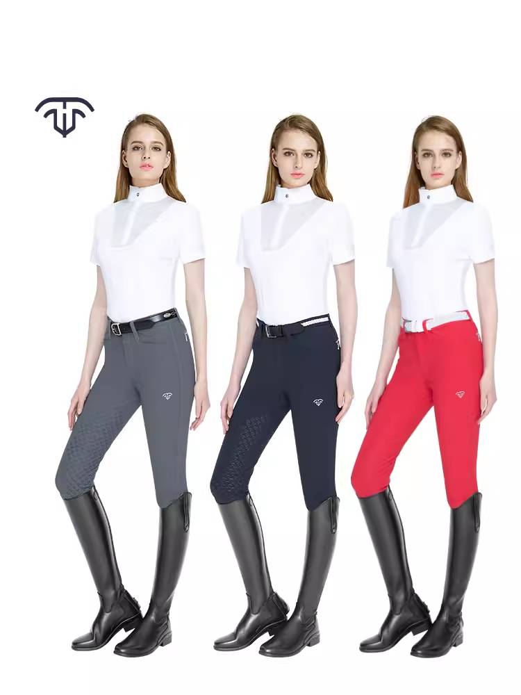 Adult spring and summer equestrian riding horse pants men's and women's pants silicone equestrian pants pants riding horse ride pants