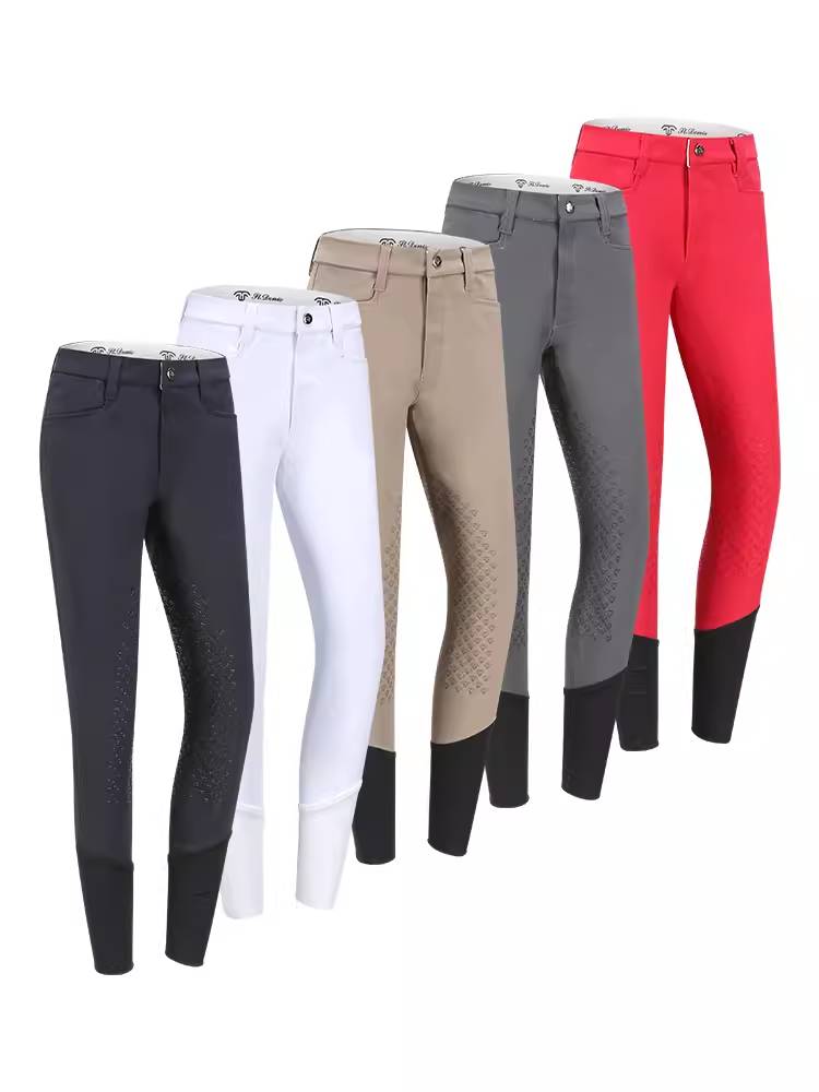 Adult spring and summer equestrian riding horse pants men's and women's pants silicone equestrian pants pants riding horse ride pants