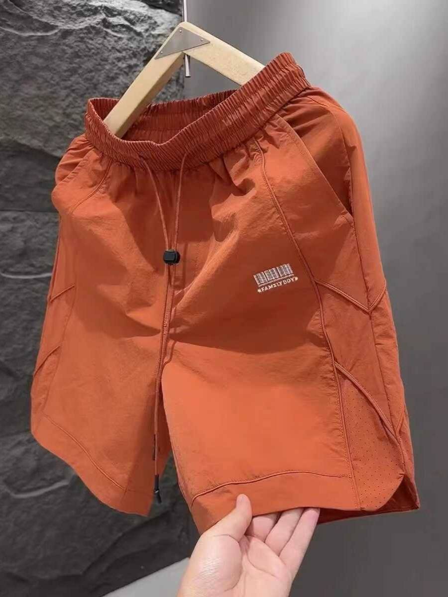 Summer Light, Breathable Ice Speed Dry Horse Pants New Fashion Sports Small Small Short Under Poor Male Loose Pan Pants