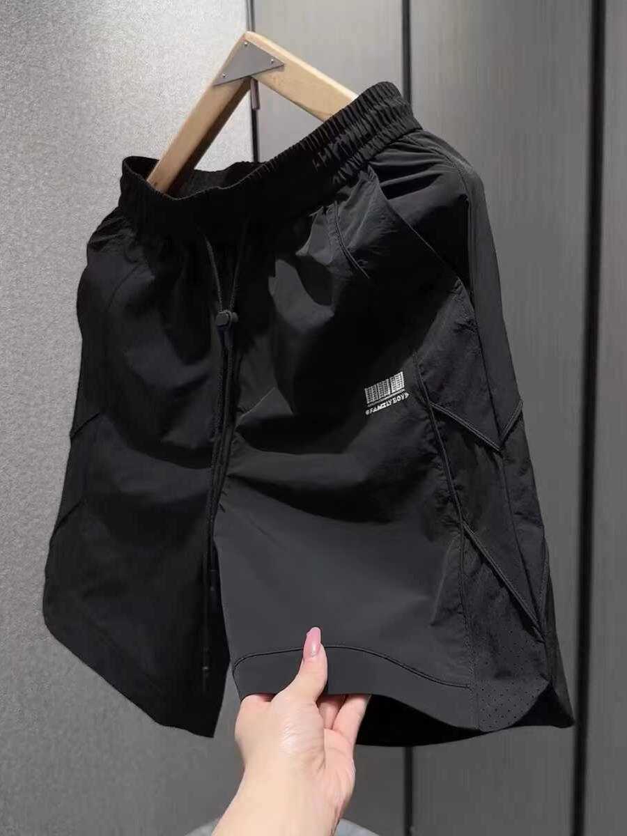 Summer Light, Breathable Ice Speed Dry Horse Pants New Fashion Sports Small Small Short Under Poor Male Loose Pan Pants