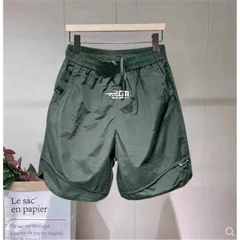 Dry -worn ice silk pants pants men's summer thin tide brand casual loose running sports wear -resistant dirty pants