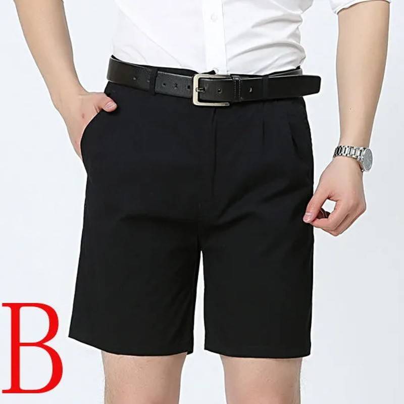 Liney suit 5 -point short pants head men's Mianlun West pants head in the middle and elderly stalls in summer shorts and horse pants