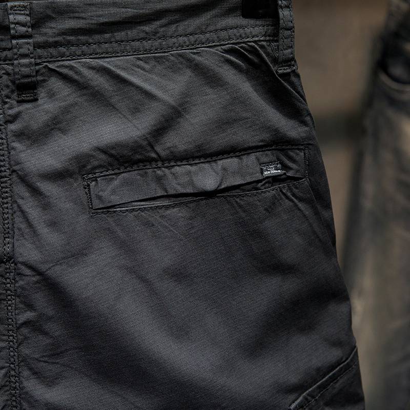 Summer thin workstarial short pants, men's loose casual tide brand pure cotton pants trend inspiration ins -pants pants