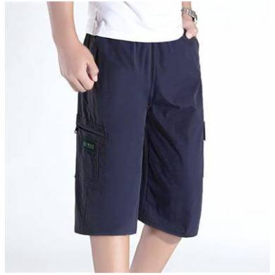 Summer men's pure cotton leisure pants pants workers multi -pocket shorts, six -point loose camouflage camouflage pants horse pants tide