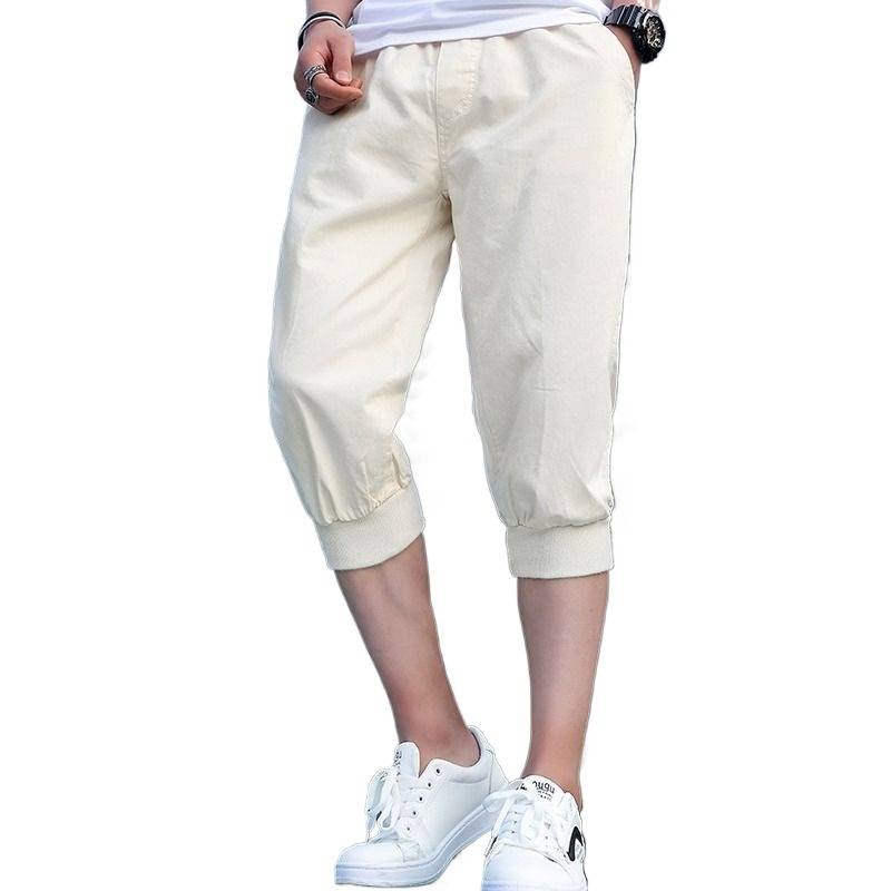 Summer thin cropped jeans men's workers loose sports shorts large size casual fat guy horse pants camouflage camouflage camouflage
