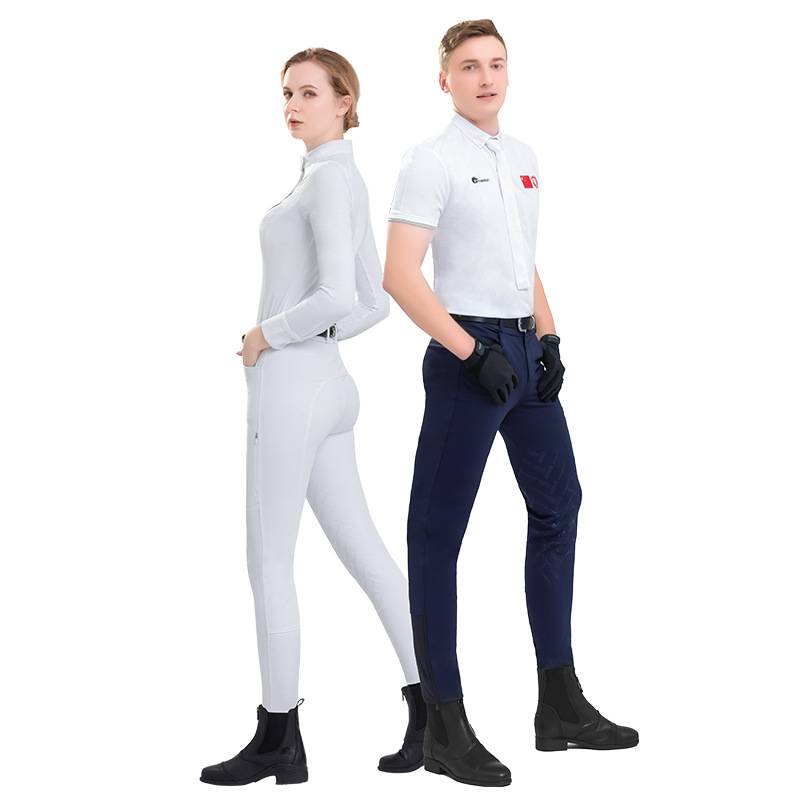 Silicon glue adult horsemas, men's and women's same knock -side pockets, slim slimness, thin four seasons riding equipment