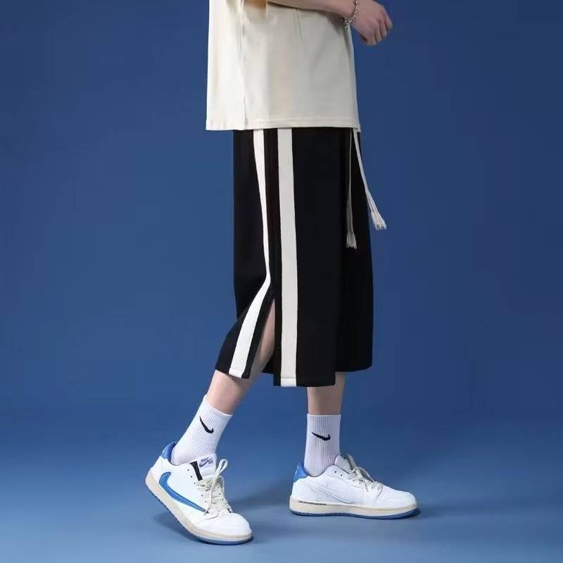 Sports seven-pants, summer shorts, fatty shorts, big sizes across the knee