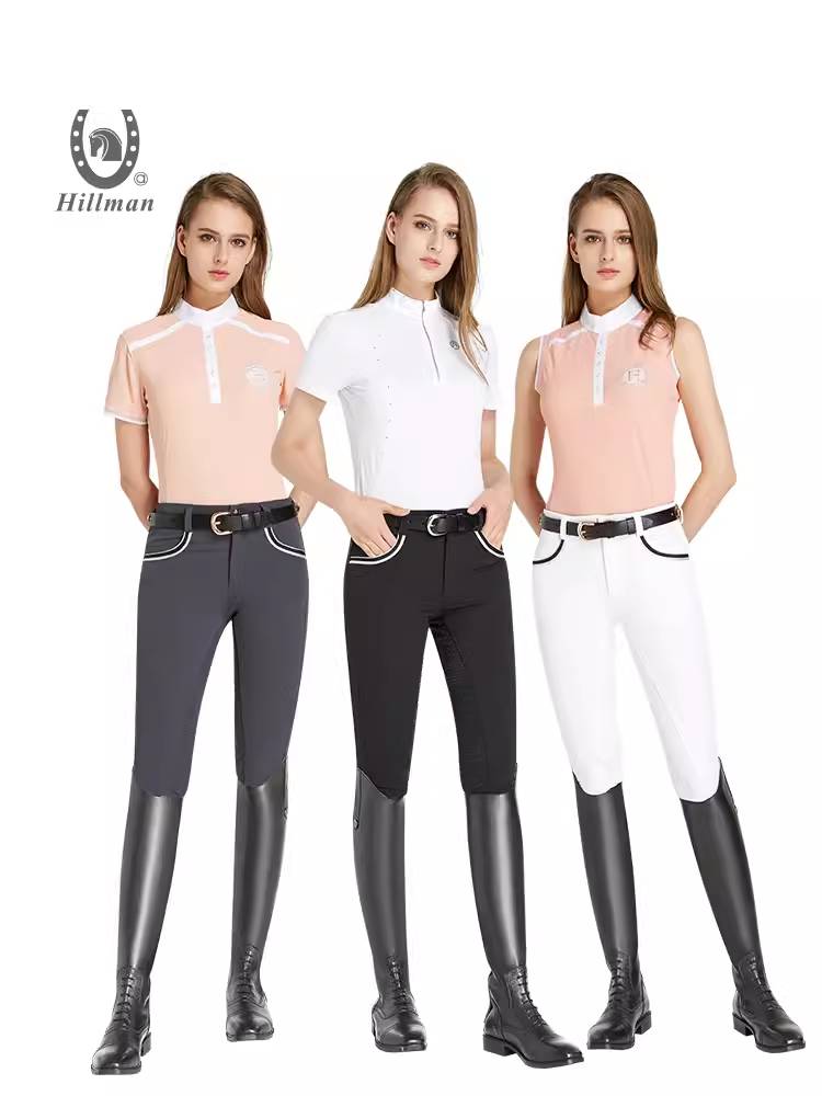 Spring and summer adult children's equestrian riding horse pants all silicon glue non -slip male and female pants pants ride pants