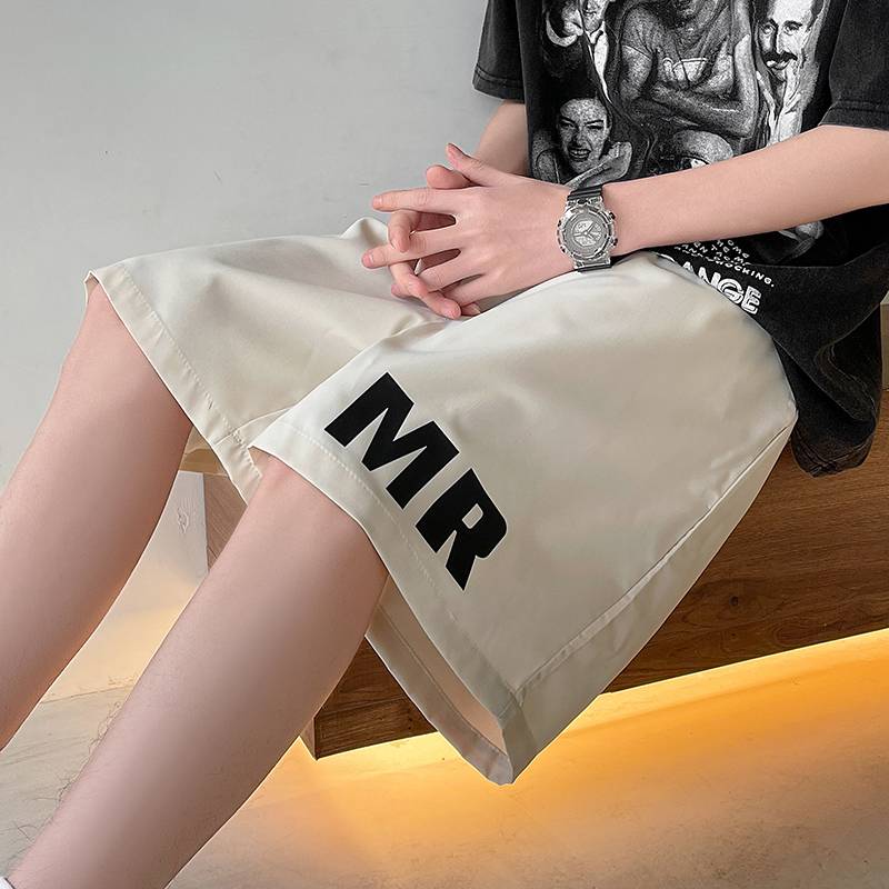 DK39253-P15 Hong Kong wind casual shorts men's large size sports penta pants men's pants men's pants