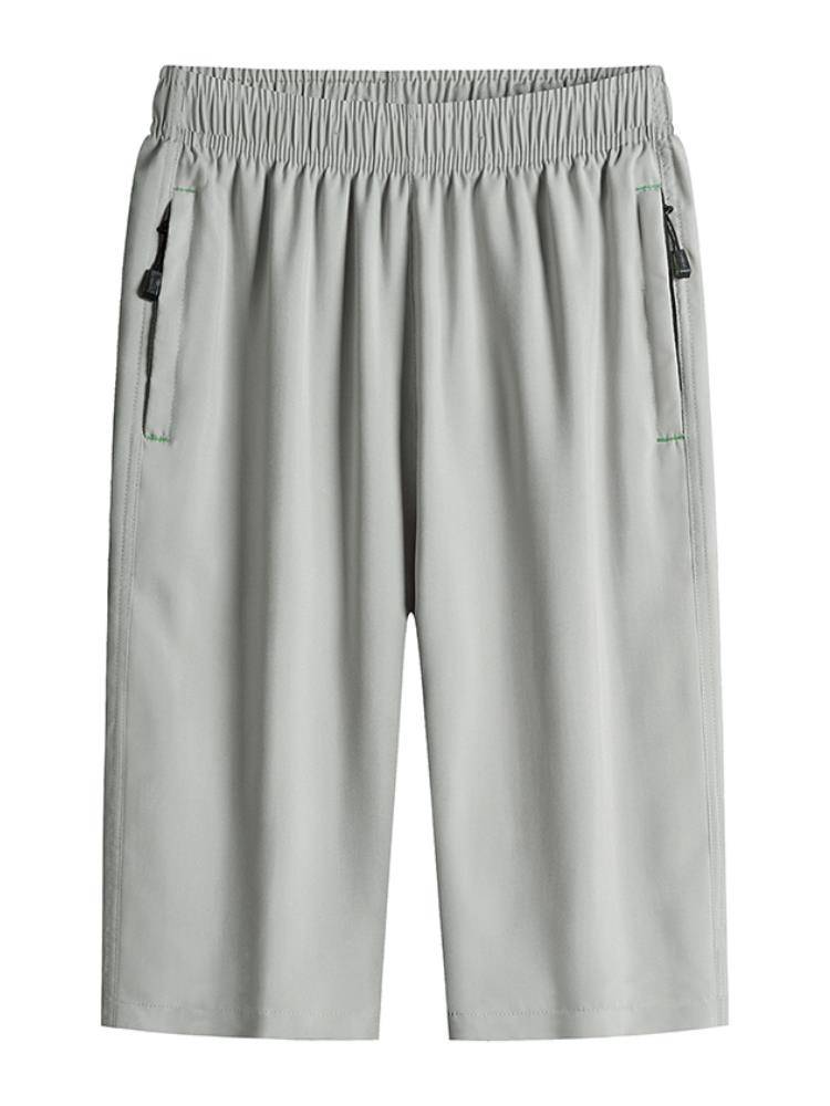 Jordan Ice Silk Seven Casual Casual shorts Men's Summer Summer Loose Loose and Fertilizer Increased Speed ​​Sports Horse Pants