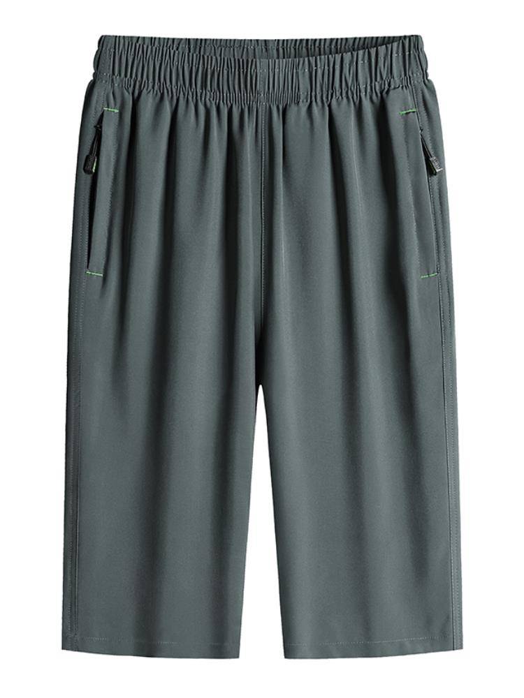 Jordan Ice Silk Seven Casual Casual shorts Men's Summer Summer Loose Loose and Fertilizer Increased Speed ​​Sports Horse Pants
