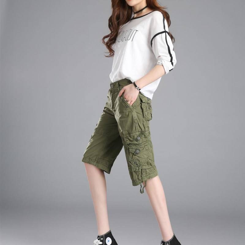 Quick-haired men and women, easy-to-eat-pants, summer-smart bags of large-size workers' pants, colored leisure pants