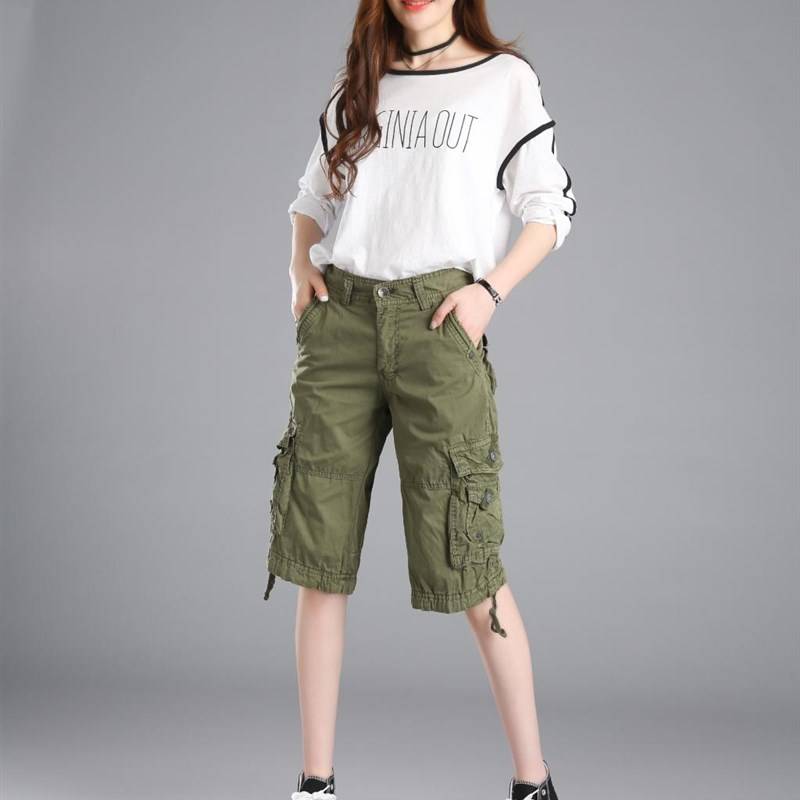 Quick-haired men and women, easy-to-eat-pants, summer-smart bags of large-size workers' pants, colored leisure pants
