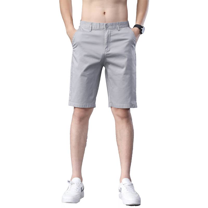 5 Five -point short pants men's summer ultra -thin Korean version of trendy elastic trousers casual pants mid -pants autumn cotton horse pants