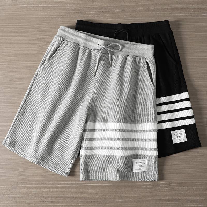 Original single men's sports shorts American loose casual mid -pants running five -point horse pants thin large size pants