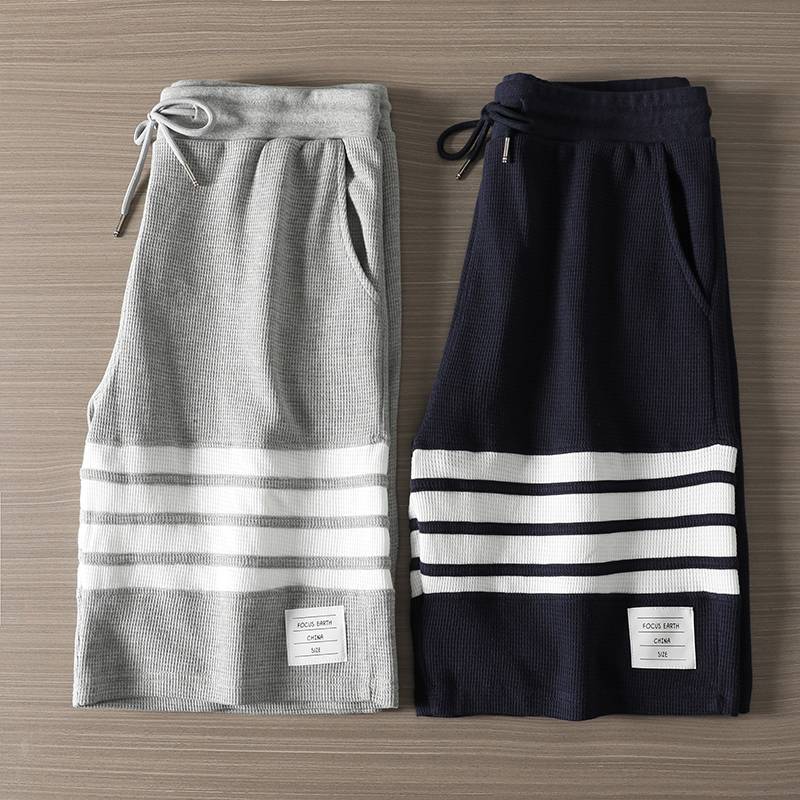 Original single men's sports shorts American loose casual mid -pants running five -point horse pants thin large size pants