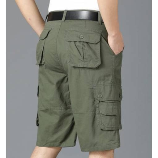 Pentaen pants men's shorts poly pocket military pants middle youth large size loose straight straight casual horse pants