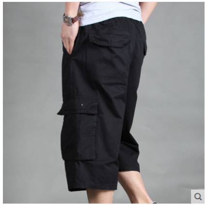 Pentaen pants men's shorts poly pocket military pants middle youth large size loose straight straight casual horse pants