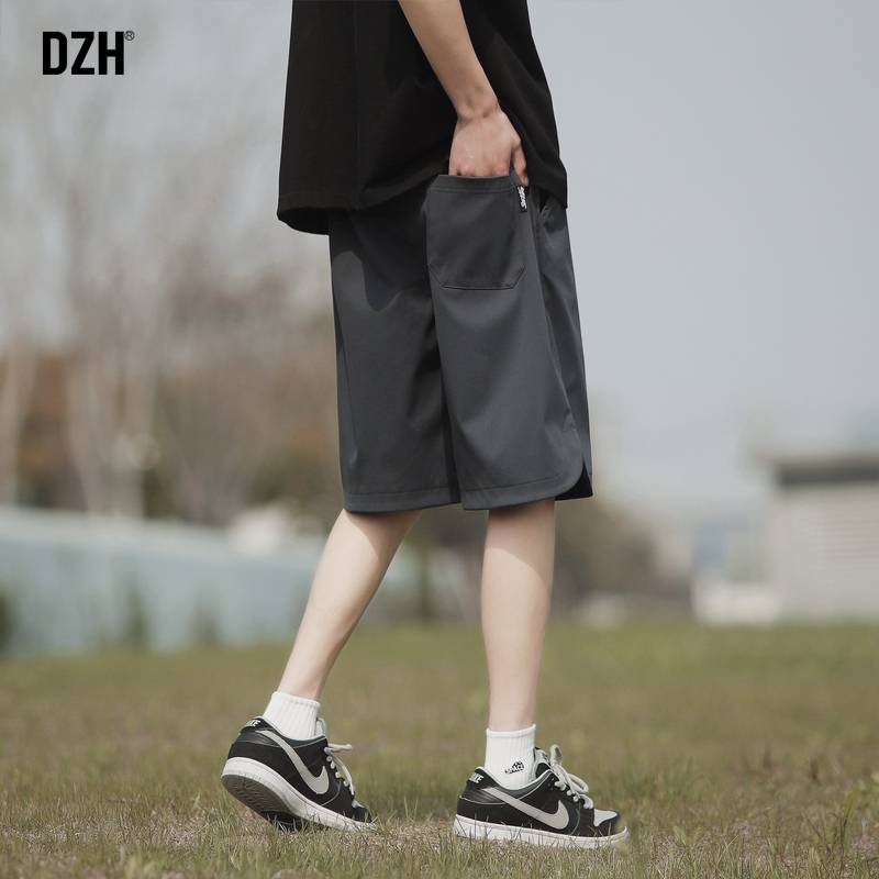 Men's fast -drying shorts Men's summer casual loose half -trousers men's thin shredded shredded pants pants hexal pants pants