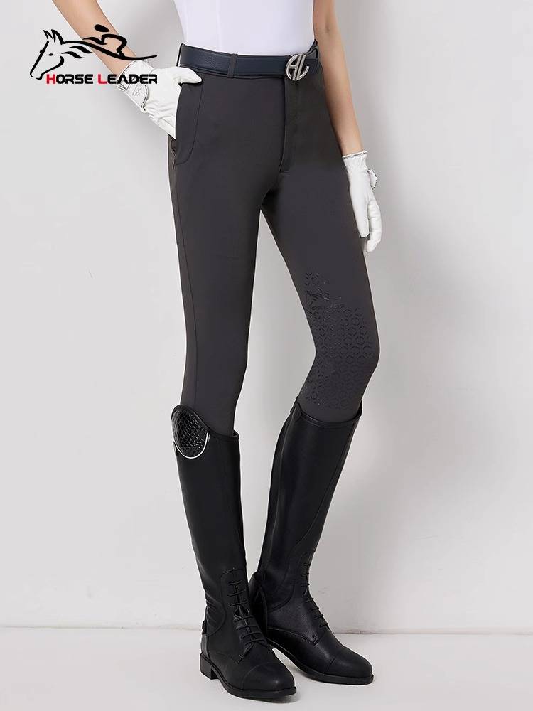 HorseLeader Autumn ultra -thin -speed dried horse pants adult women's equestrian woven professional race riding equipment