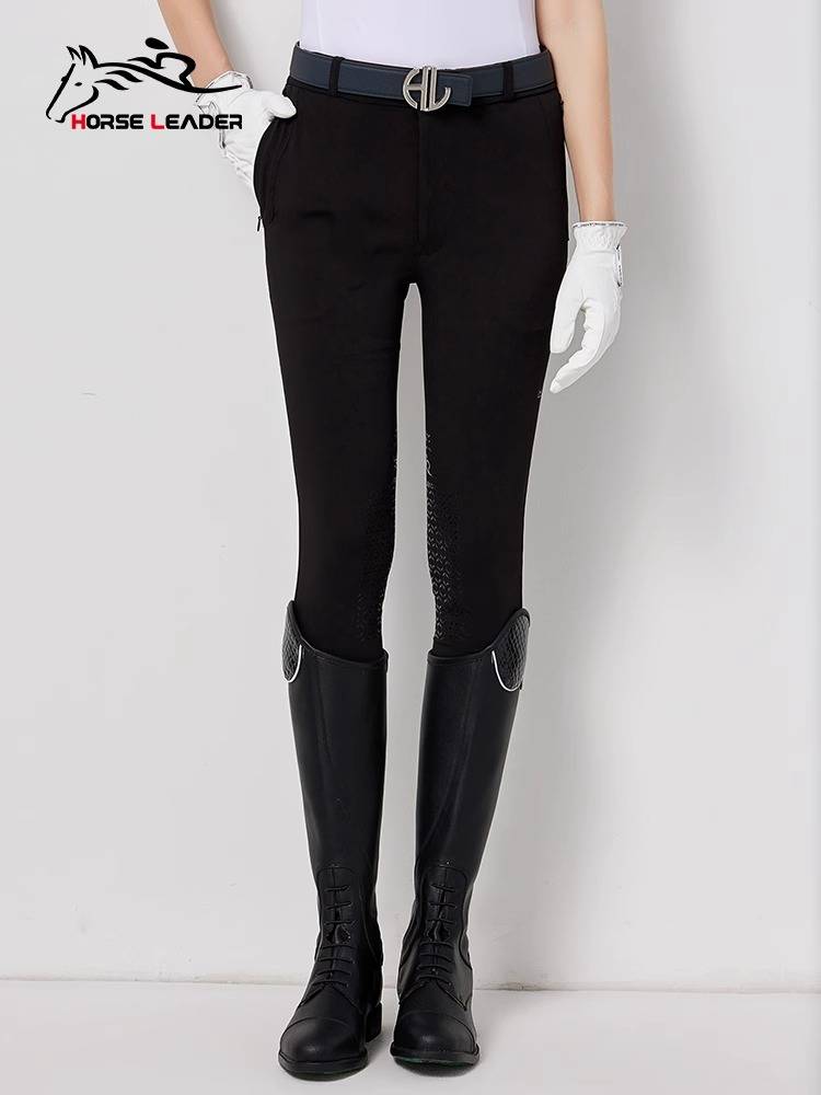 HorseLeader Autumn ultra -thin -speed dried horse pants adult women's equestrian woven professional race riding equipment