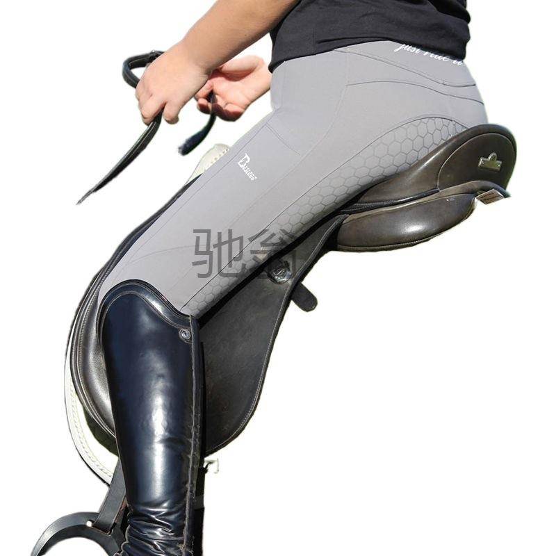J2U spring and summer silk glue horse pants female equestrian pants riding pants high bombs, breathable, equal equestrian clothing children's riding