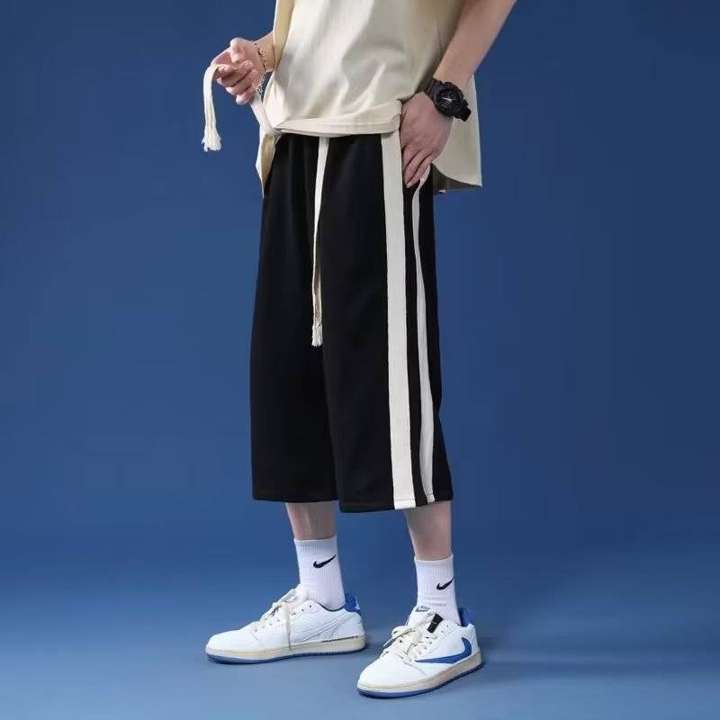 Sports seven-pants, summer shorts, fatty shorts, big sizes across the knee