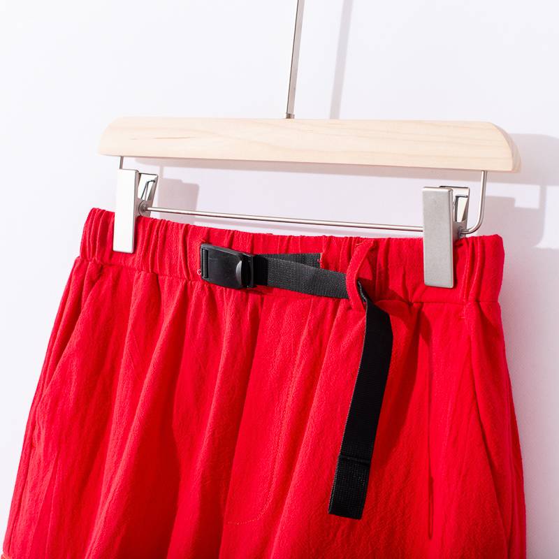 Men's C series ~ Shao Summer high waist band whole cotton shorts and horse pants C1S5197 cutting label