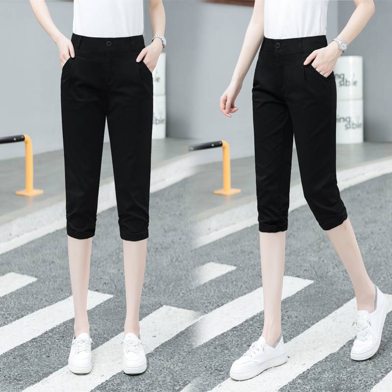 Summer pants women summer new shorts casual pants hexal pants pure cotton half pants pants thin pants pants in pants