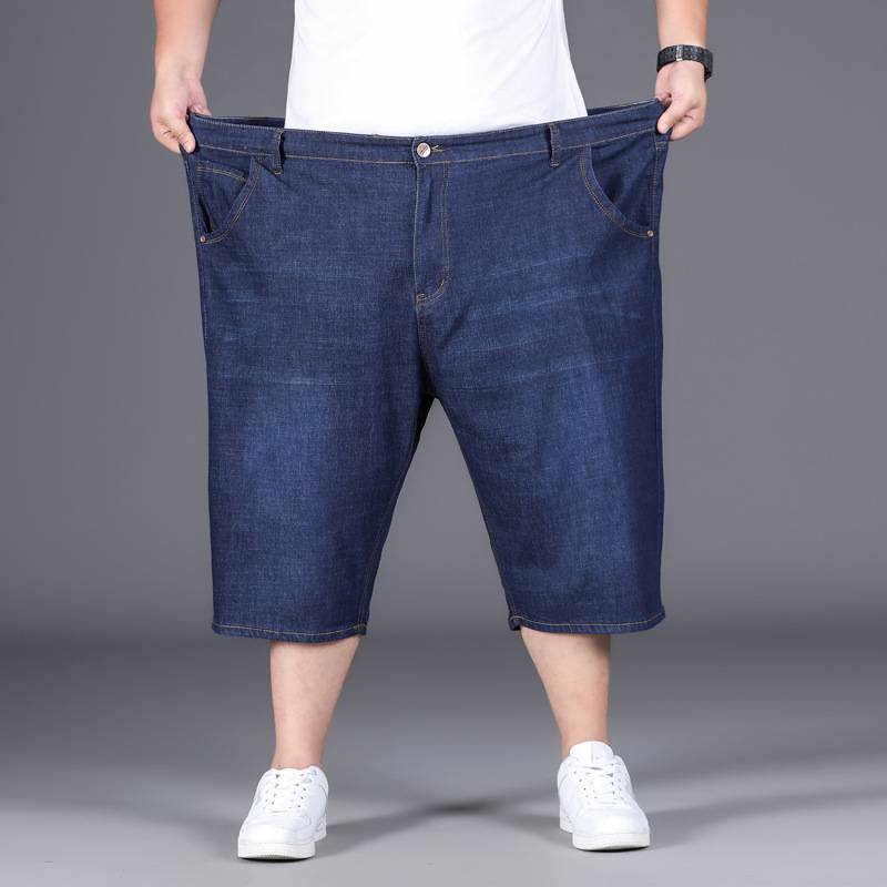 KB Jinba genuine jeans shorts thin panty pants plus fertilizer, increase the size of pants, fat guy pants