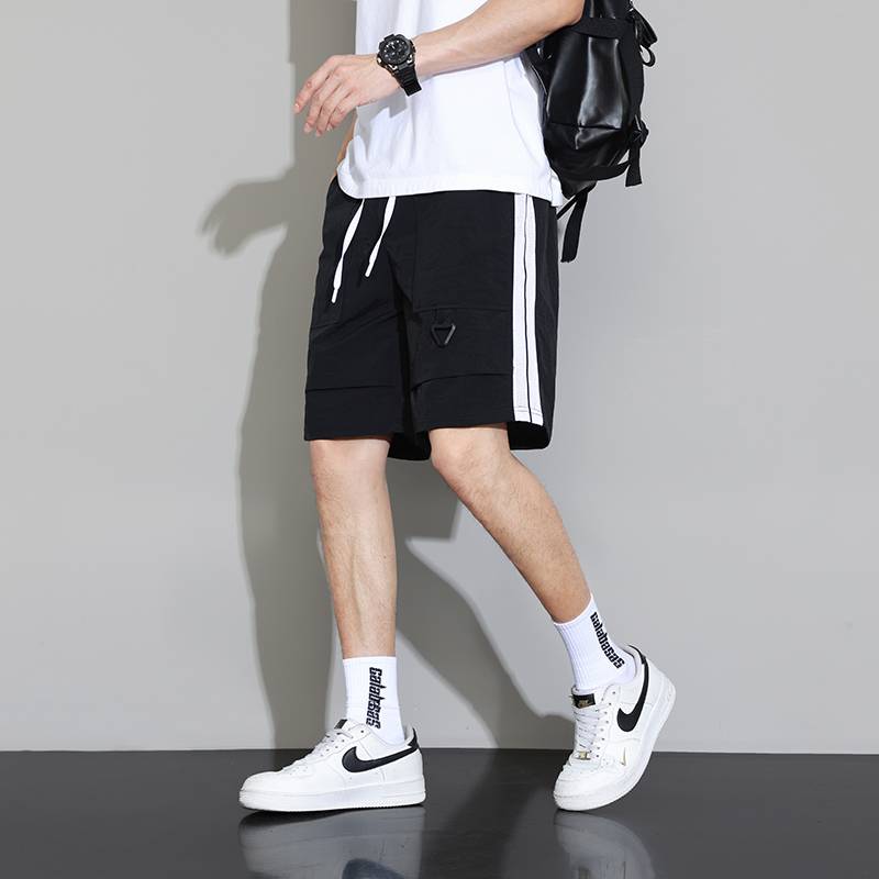 Working shorts Men's summer horse pants sports fast dry middle pants casual student five -point pants men's style wearing thin models
