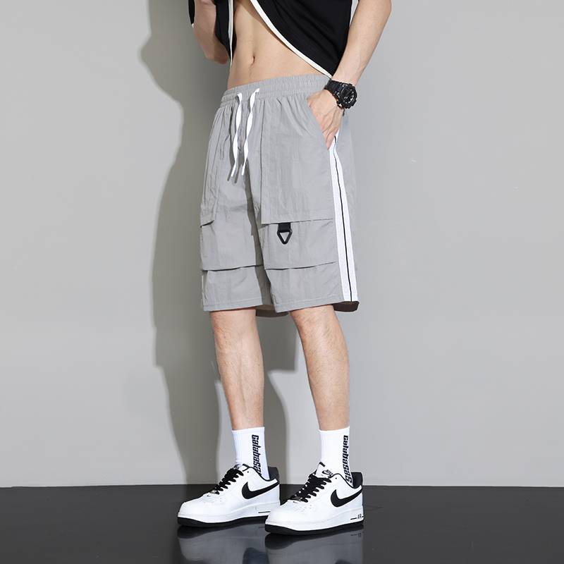 Working shorts Men's summer horse pants sports fast dry middle pants casual student five -point pants men's style wearing thin models