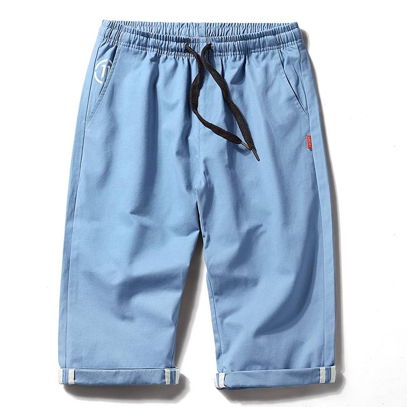 Short pants men's 7 -point pants summer sports casual pants Korean trendy pure cotton horse pants versatile students middle pants