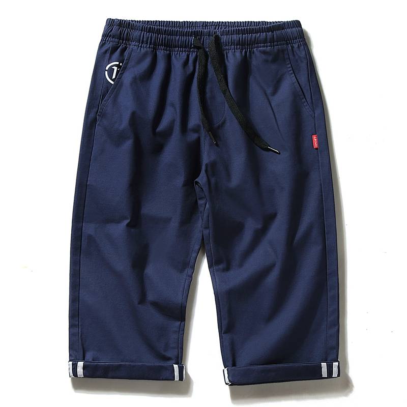 Short pants men's 7 -point pants summer sports casual pants Korean trendy pure cotton horse pants versatile students middle pants