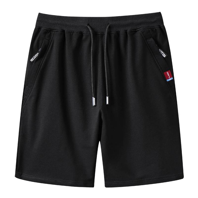 Summer men's shorts sports casual mid -pants loose large size large -scale cotton thin home pentaor pants men's horse pants