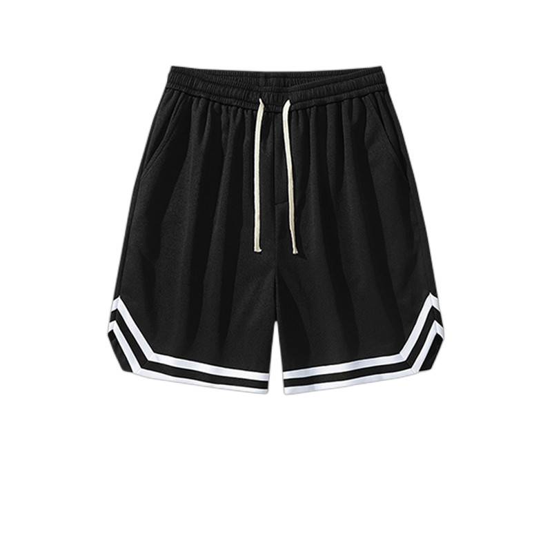 Basketball shorts Men's summer thin ice silk loose casual horse pants home pajamas, penta -point big pants, big pants, sandy beaches
