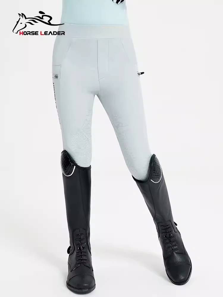 HorseLeader summer ultra -thin children's equestrian pants woven professional race riding pants ultra -thin fast dried horse pants