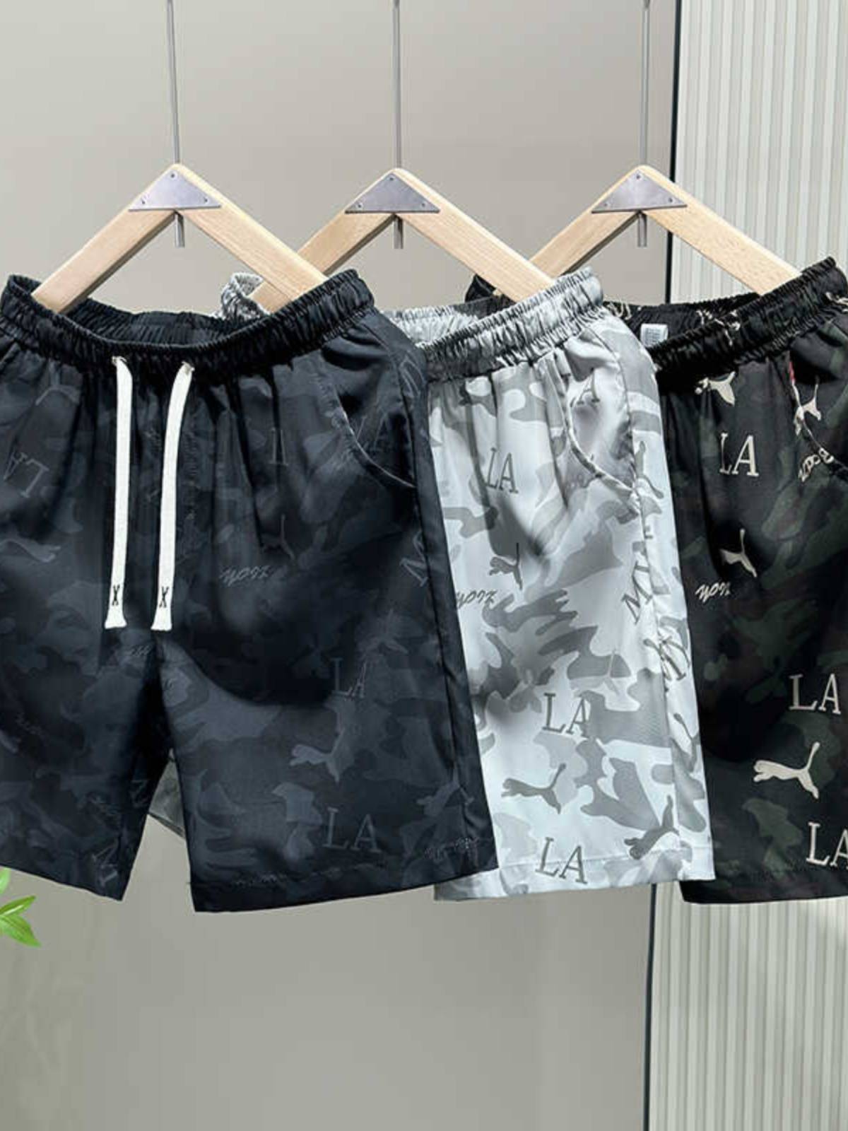 Men's pants pants casual summer speed dry work shorts, trendy, loose penta horse pants tide brand pants thin