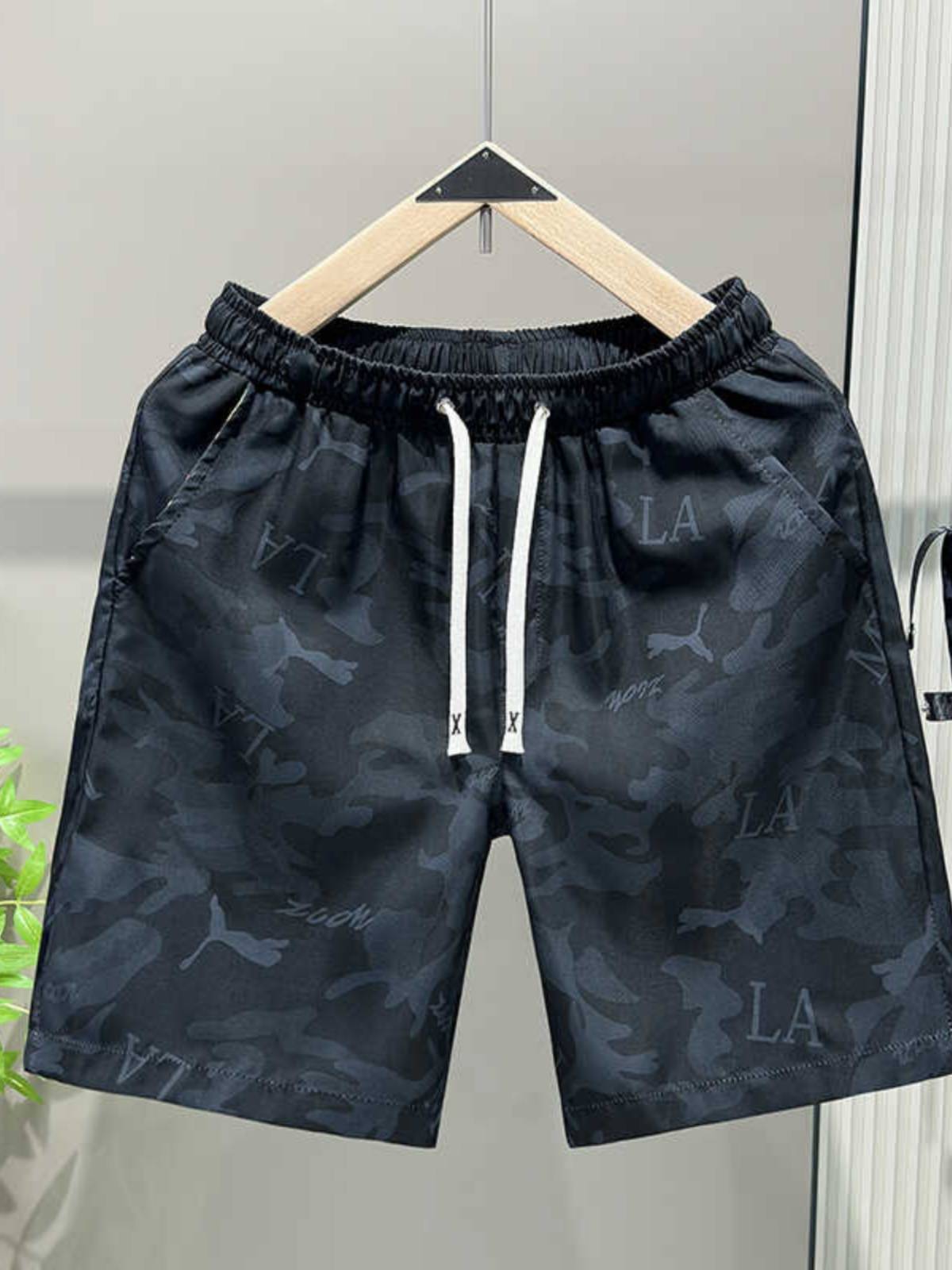 Men's pants pants casual summer speed dry work shorts, trendy, loose penta horse pants tide brand pants thin