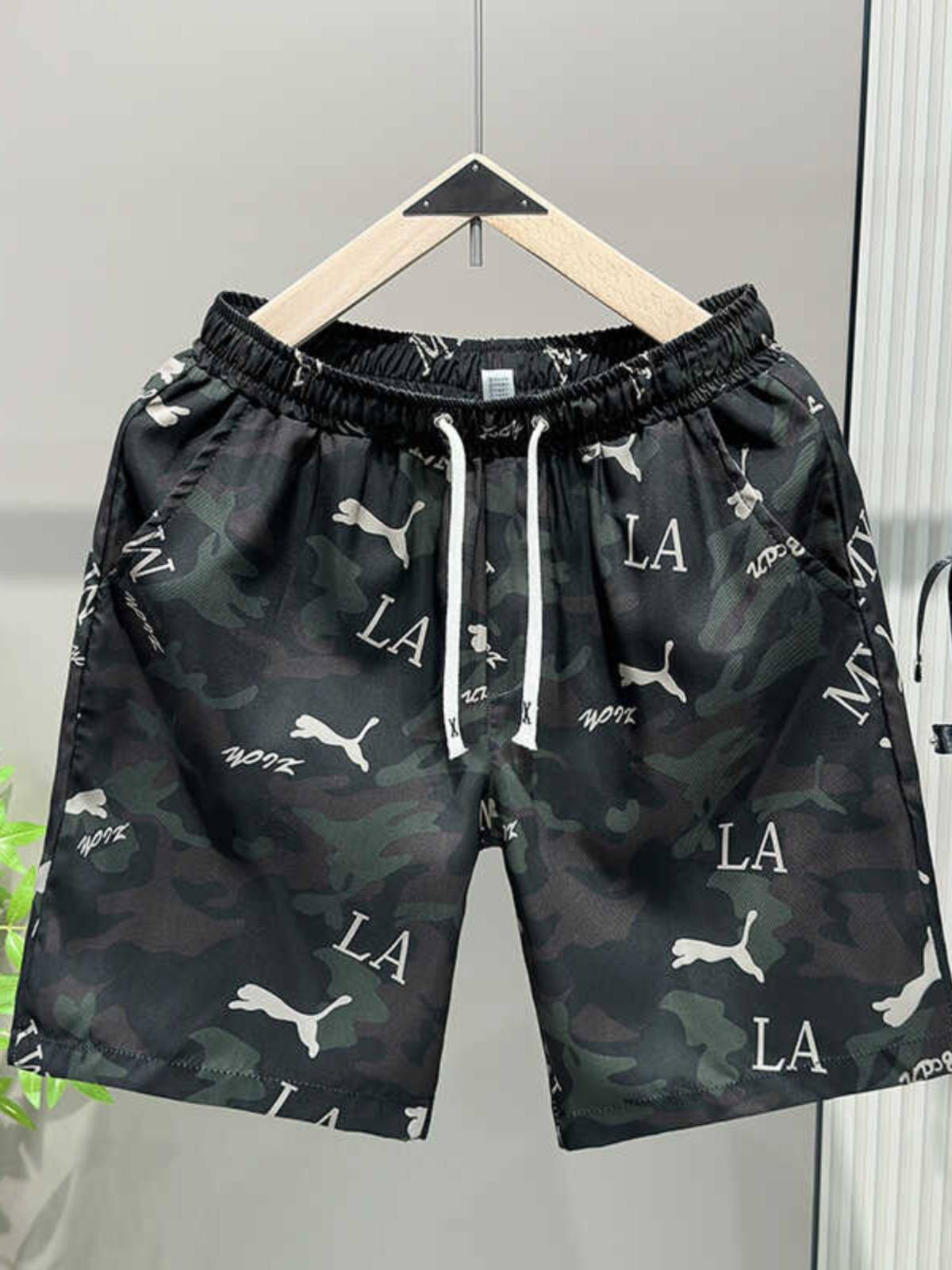 Men's pants pants casual summer speed dry work shorts, trendy, loose penta horse pants tide brand pants thin