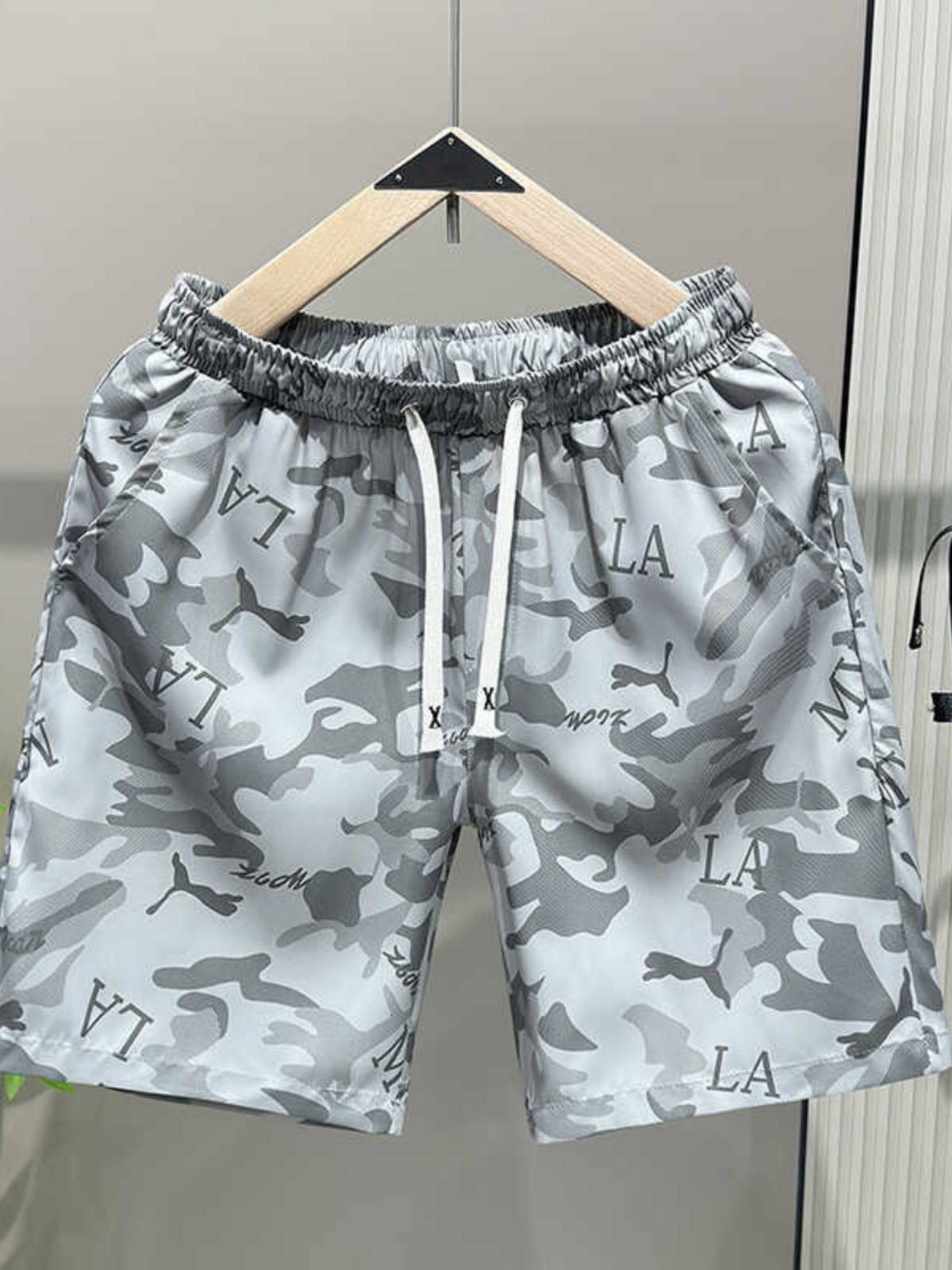Men's pants pants casual summer speed dry work shorts, trendy, loose penta horse pants tide brand pants thin