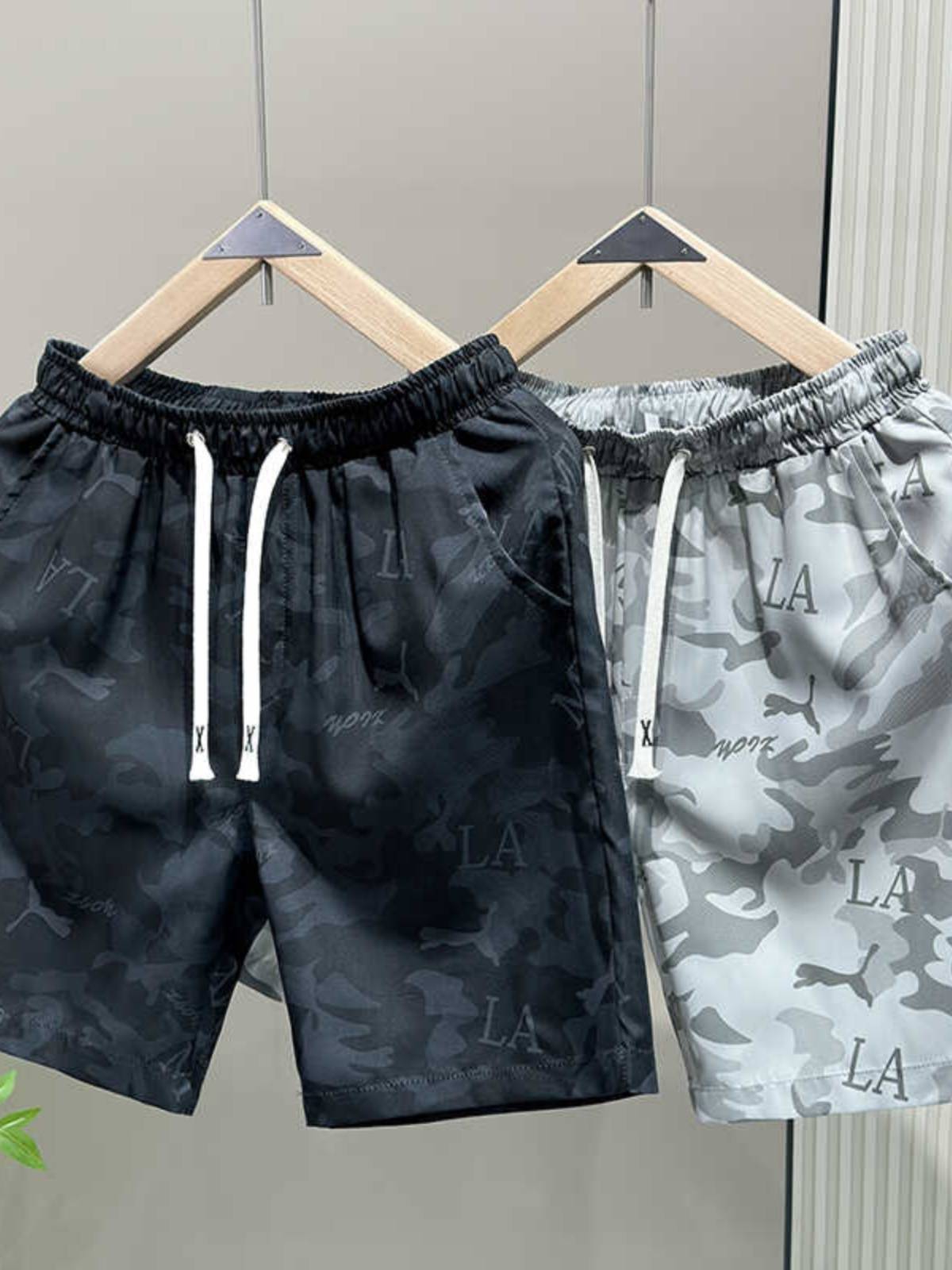 Men's pants pants casual summer speed dry work shorts, trendy, loose penta horse pants tide brand pants thin
