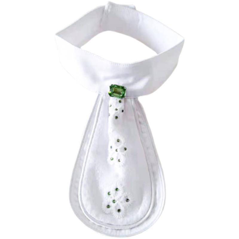 Professional Equestrian Tie Tie White Children Leading Flower Adult Competition Tie Horse Riding Clothing Equipment