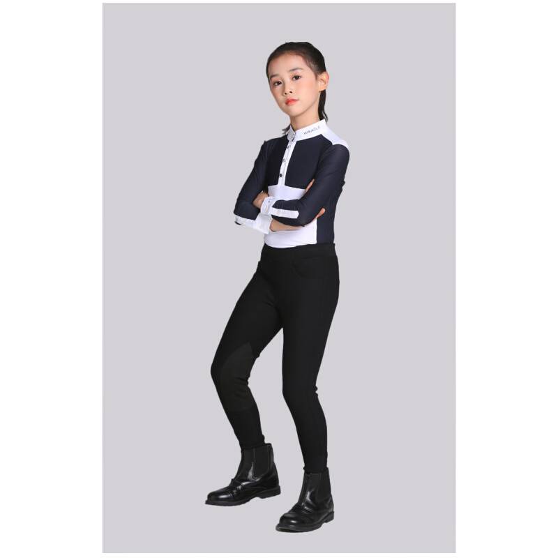 Four Seasons Children's Equestrian Horse Pants Riding Men's Women's Anti -Skating Training White Warver Warkens Equipment Horse Pants