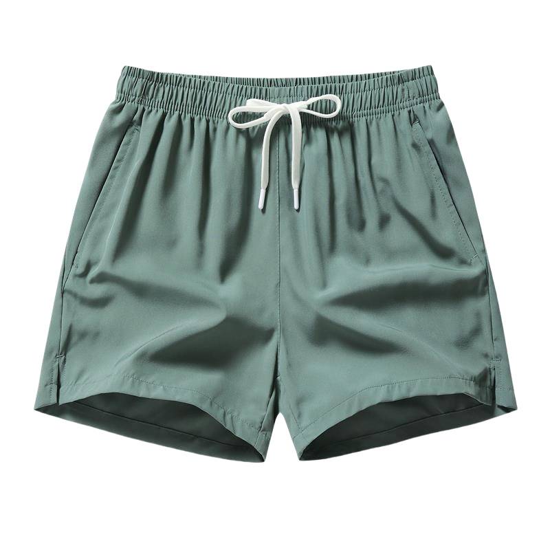 Three -point shorts in men's summer loose casual horse pants big size sports running track and field basketball quick -drying ice silk pants