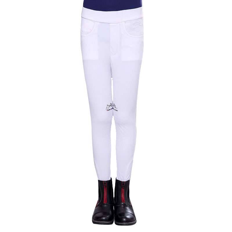 Summer children's thin equestrian horse pants men's and women's horse pants riding equipment casual high bombs high -equel pants