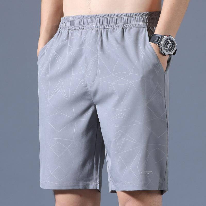 Men's casual short pants ice silk fast dry summer thin, loose panties, Korean version of the trend sports 5 -point horse pants