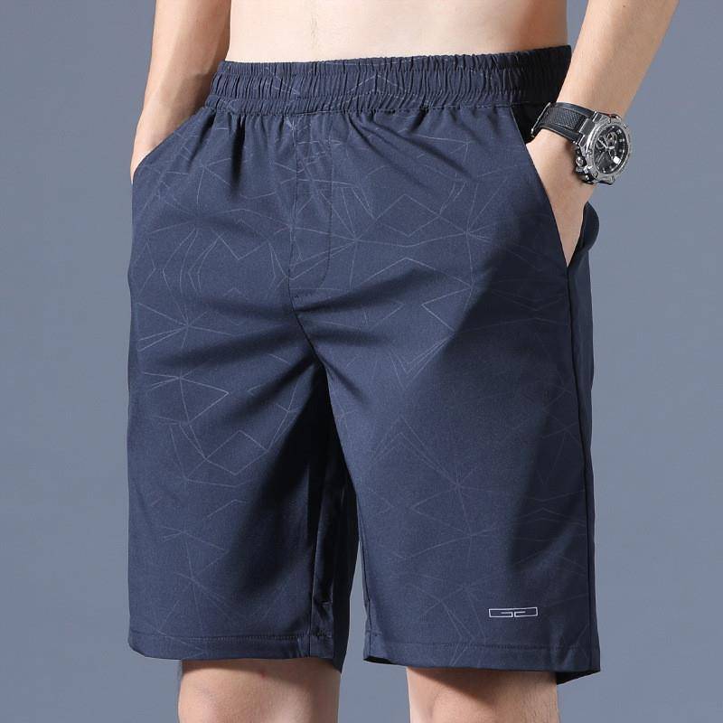 Men's casual short pants ice silk fast dry summer thin, loose panties, Korean version of the trend sports 5 -point horse pants
