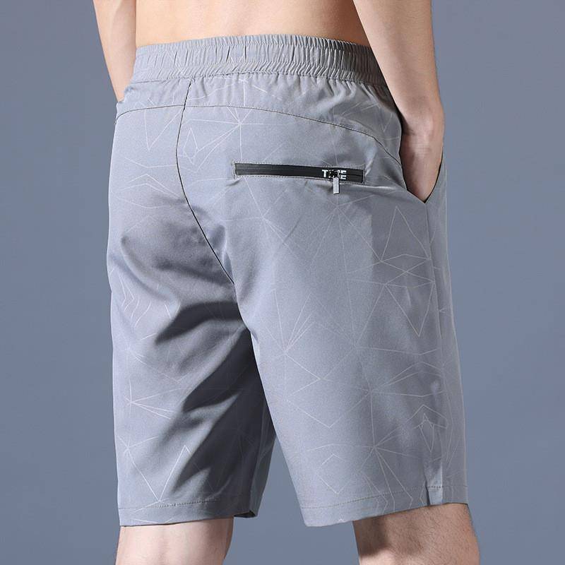 Men's casual short pants ice silk fast dry summer thin, loose panties, Korean version of the trend sports 5 -point horse pants